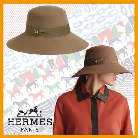 wide brim hat woman hermes|hermes hats and gloves.